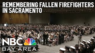 Fallen California Firefighters Remembered at Ceremony in Sacramento