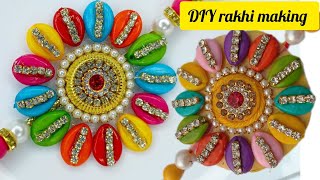 How to make rakhi at home easy and beautiful • Rakhi banane ka tarika • Rakhi