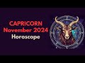 Capricorn November 2024 Horoscope