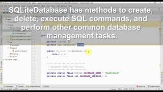 Android SQLite detailed tutorial (Part 1/2)