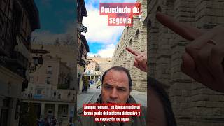 Acueducto de Segovia, obra civil romana, adaptada al conjunto defensivo medieval #Segovia #acueducto