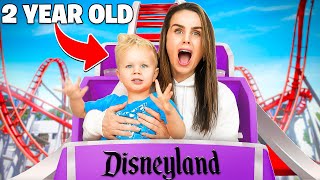 2 YR OLD BABY goes on FIRST ROLLER COASTER | Family Fizz