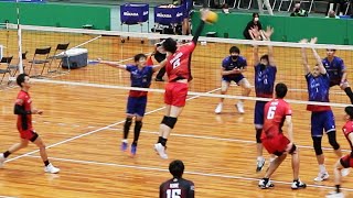 【2022黒鷲旗バレー】サントリーサンバーズ vs ＦＣ東京　第４セット ＜全日本男女選抜バレーボール大会＞