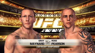 UFC Undisputed 2010 Gameplay Gray Maynard vs Ross Pearson