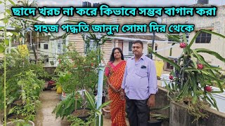 খরচ না করে ছাদ বাগানে ফল সবজি ও ফুলবাগান কিভাবে করবেন জেনে নিন সহজ পদ্ধতি।