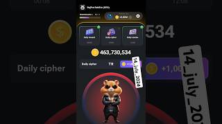 Hamster Kombat Daily Cipher 14 June 2024 Hamster Kombat Earn Per Tap ...