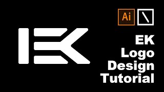 EK Logo Design | Adobe Illustrator Tutorial