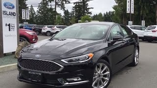 2017 Ford Fusion Platinum AWD Ecoboost Leather Review | Island Ford