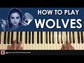 HOW TO PLAY - Selena Gomez, Marshmello - Wolves (Piano Tutorial Lesson)
