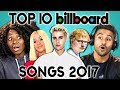 COLLEGE KIDS REACT TO TOP 10 SONGS OF 2017 (Billboard Hot 100)