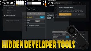 How to Access the Hidden Developer Tools Menu on Amazon Fire Tv [Kodi][Tutorial]