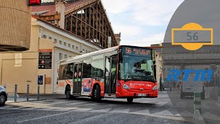 {Timelapse} : Marseille - Ligne 56 - Heuliez GX 137 - RTM