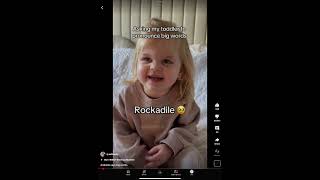 Arabella says Crocodile and fails saying Rockadile