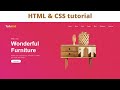 How to create a website using html and css step by step tutorial | Tahmid Ahmed