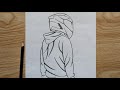 Bike Rider Sketch Drawing For Beginners Step By Step | Pencil Drawing Tutorial | Bike Riding