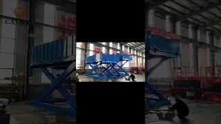 CATHAYLIFT Customized 3 2×6m  8ton Stationary scissor lift table Shandong Cathay Machinery Co , Ltd