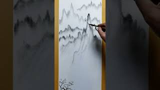 Chinese painting tutorial #shorts #中国画 #画画教学 #drawing