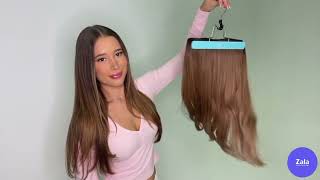 How to apply the Halo Extensions | Zala Hair Extensions