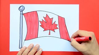 How to draw the National Flag of Canada