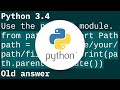 How do I get the parent directory in Python?