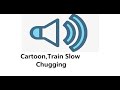 cartoon train slow chugging