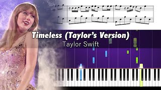 Taylor Swift - Timeless - Piano Tutorial with Sheet Music