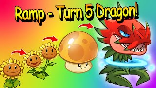 Ramping For Dragonfruit At Turn 5! ▌ PvZ Heroes