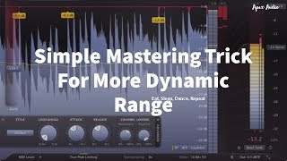 Mastering Trick with Limiter Automation