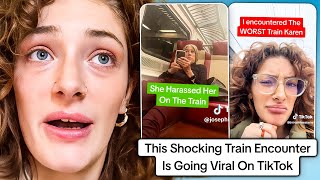 TikToker Exposes Arrogant Train Lady In Viral Video