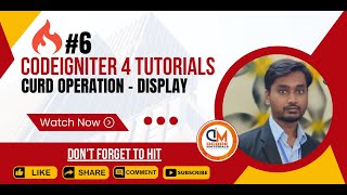 Fetch Data From Database Using Codeingiter 4 | Dcode Material