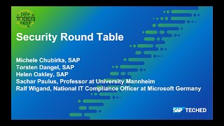 Security Round Table