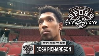 Josh Richardson 'SURPRISED' Celtics Traded Him | Spurs Shootaround