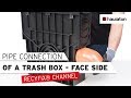 Face Side Pipe Connection of a Trash Box | RECYFIX Drainage Channel | Processing Tutorial