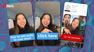 How to add audio to your YouTube #shorts