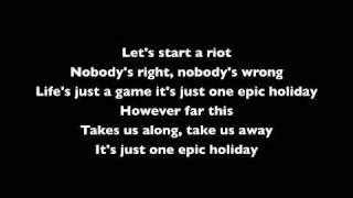 Angels And Airwaves - Epic Holiday With Lyrics