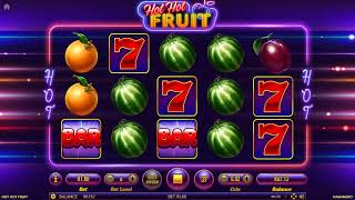 100 Spins Hot Hot Fruit @ R1.80