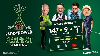 Nine darter vs 147 vs hole-in-one | The Paddy Power Perfect Challenge!