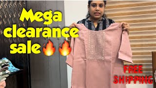 Mega clearance sale🔥🥳| Offer Offer Offer🔥🔥| Free shipping |Diva Fashion