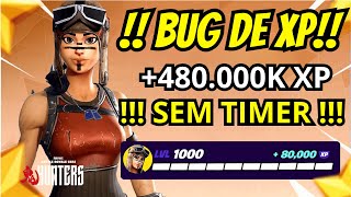 *BUG DE XP SEM TEMPORIZADOR* MAPA de XP no CAPÍTULO 6 FORTNITE (+480.000K XP) #fortnite  #fortnitebr