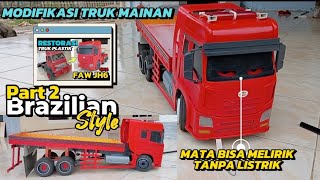 modifikasi truk mainan faw jh6 brazilian style