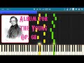 Robert Schumann - Album for the Young, Op. 68 - 01 - Melody [Synthesia Piano Tutorial]