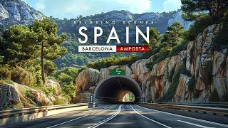 From Barcelona to Spain’s Hidden Mediterranean Paradise 🇪🇸 | Scenic Drive 4K