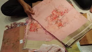 অর্গঞ্জা মসলিন শাড়ি কালেকশন |||exclusive designer organza moslin sharee