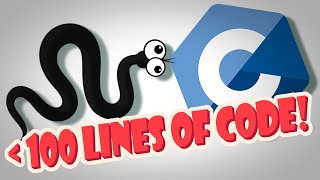 Snake Game in C (Less than 100 lines of code!)