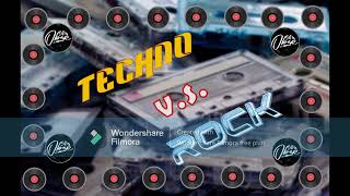 TECHNO VS ROCK DE LOS 80s 90 s   DJ OBER