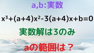 【慶応大2022】見落とさずに・・・3次方程式と解