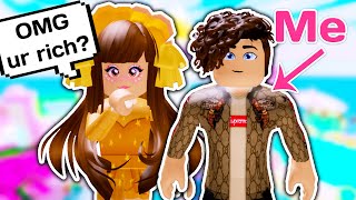 I Spent 3500 Robux On Gifts And Only Got This Roblox - i adopted the most spoilt baby in roblox roblox adopt me roblox funny moments