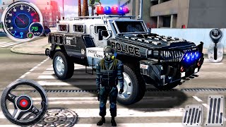 Police Job Simulator 2022 #17 - Police Cop's Grand SWAT Truck Driving - Android GamePlay