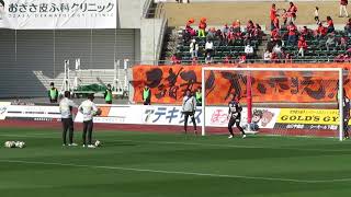 キーパー練習 2021年2月28日 レノファ山口 vs松本山雅FC 山口県サンクスデー