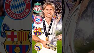 Famous Footballers How Many Clubs They Played (Modric Kroos Iniesta Thiago Ancantara) #football